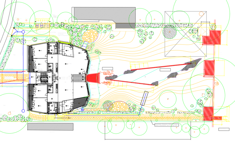 KOM 3378 Grundriss Haus + Garten