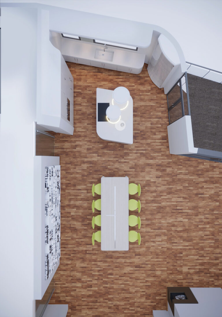 KOM 3378 Grundriss mit Esszimmer Entwurf